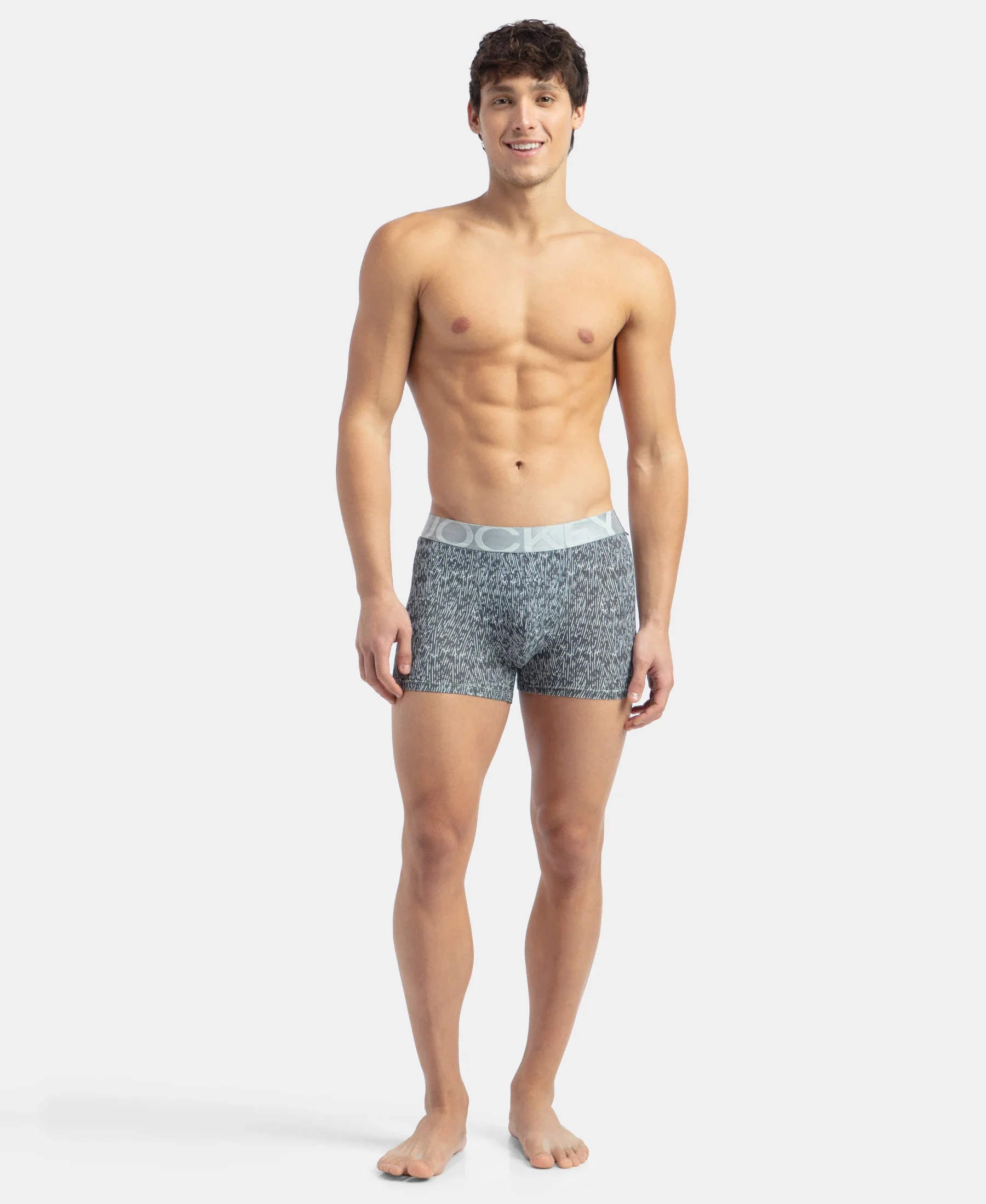 Tactel Microfiber Elastane Stretch Printed Trunk with Moisture Move Properties - High Rise - Image 4