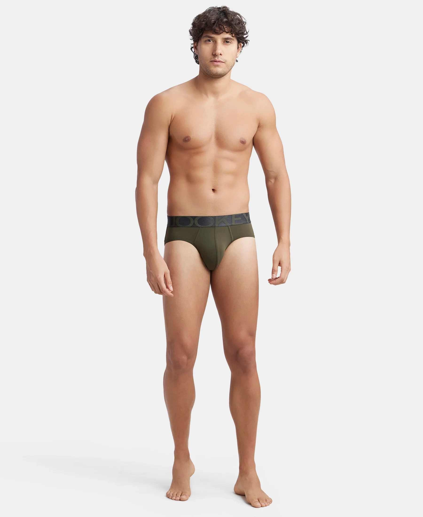 Tactel Microfiber Elastane Stretch Solid Brief with Moisture Move Properties - Wine Tasting & Forest Night (Pack of 2) - Image 9