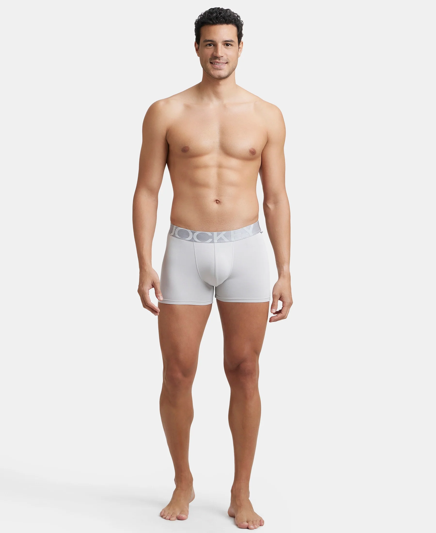 Tactel Microfiber Elastane Stretch Solid Trunk with Moisture Move Properties - High Rise - Image 4
