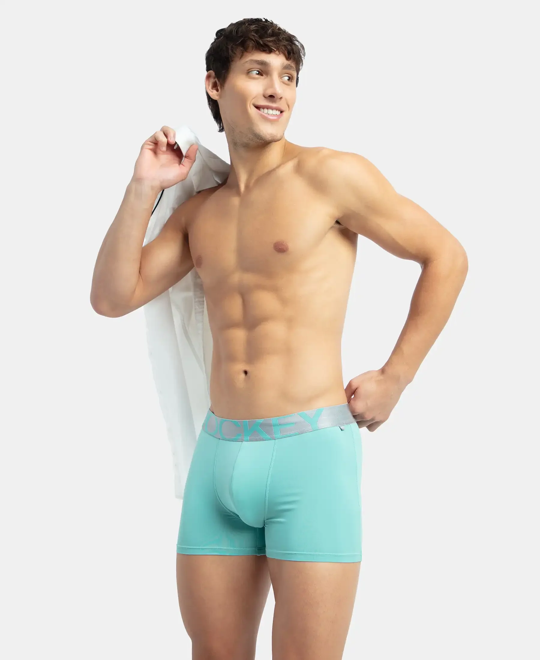 Tactel Microfiber Elastane Stretch Solid Trunk with Moisture Move Properties - Meadow Brook - Image 5