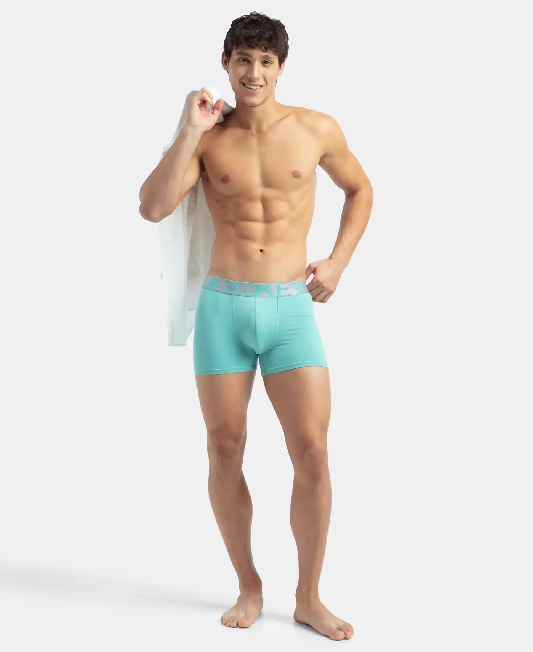 Tactel Microfiber Elastane Stretch Solid Trunk with Moisture Move Properties - Meadow Brook - Image 6
