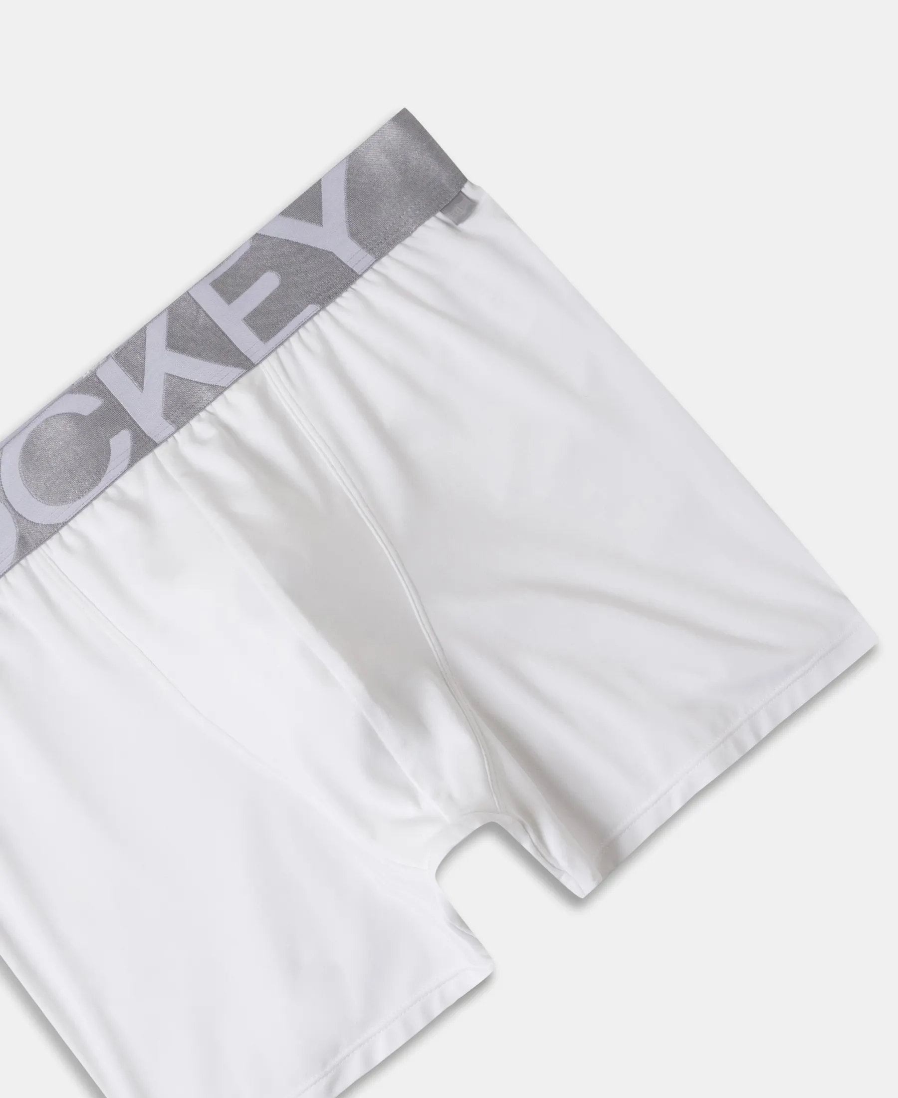 Tactel Microfiber Elastane Stretch Solid Trunk with Moisture Move Properties - White - Image 8