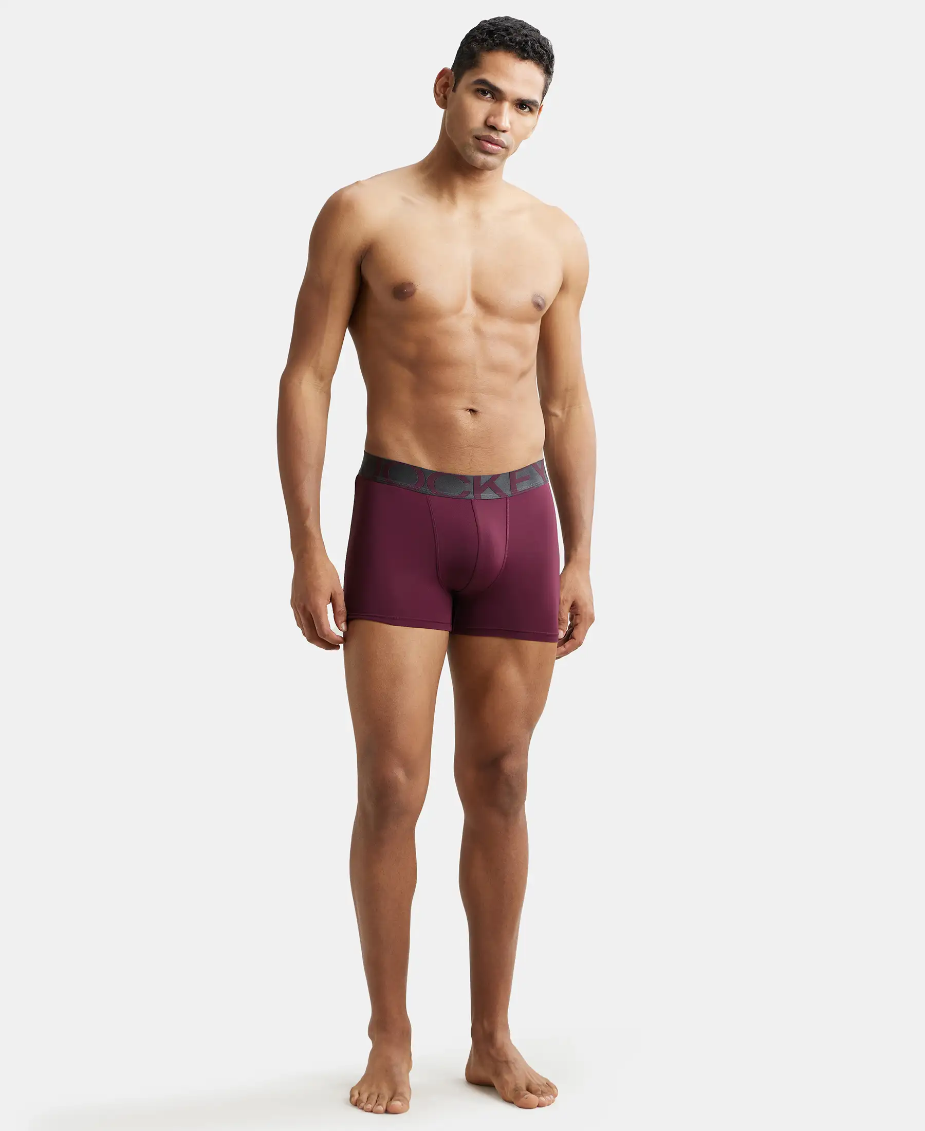 Tactel Microfiber Elastane Stretch Solid Trunk with Moisture Move Properties - Wine Tasting & Forest Night (Pack of 2) - Image 10