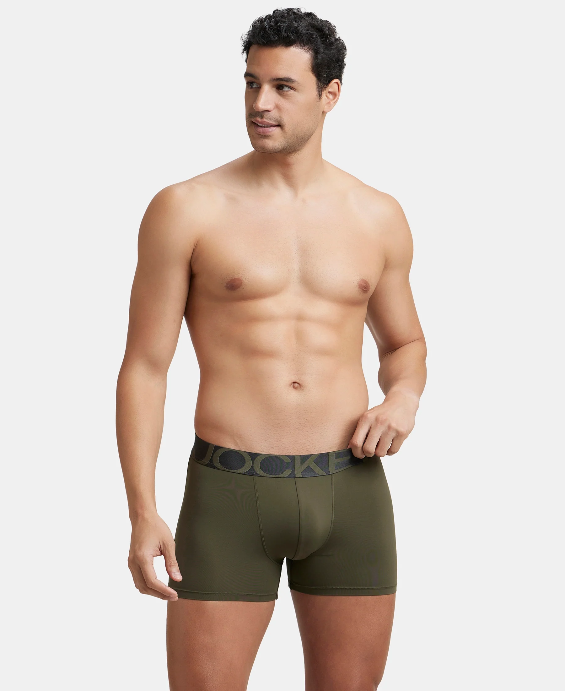 Tactel Microfiber Elastane Stretch Solid Trunk with Moisture Move Properties - Wine Tasting & Forest Night (Pack of 2) - Image 11