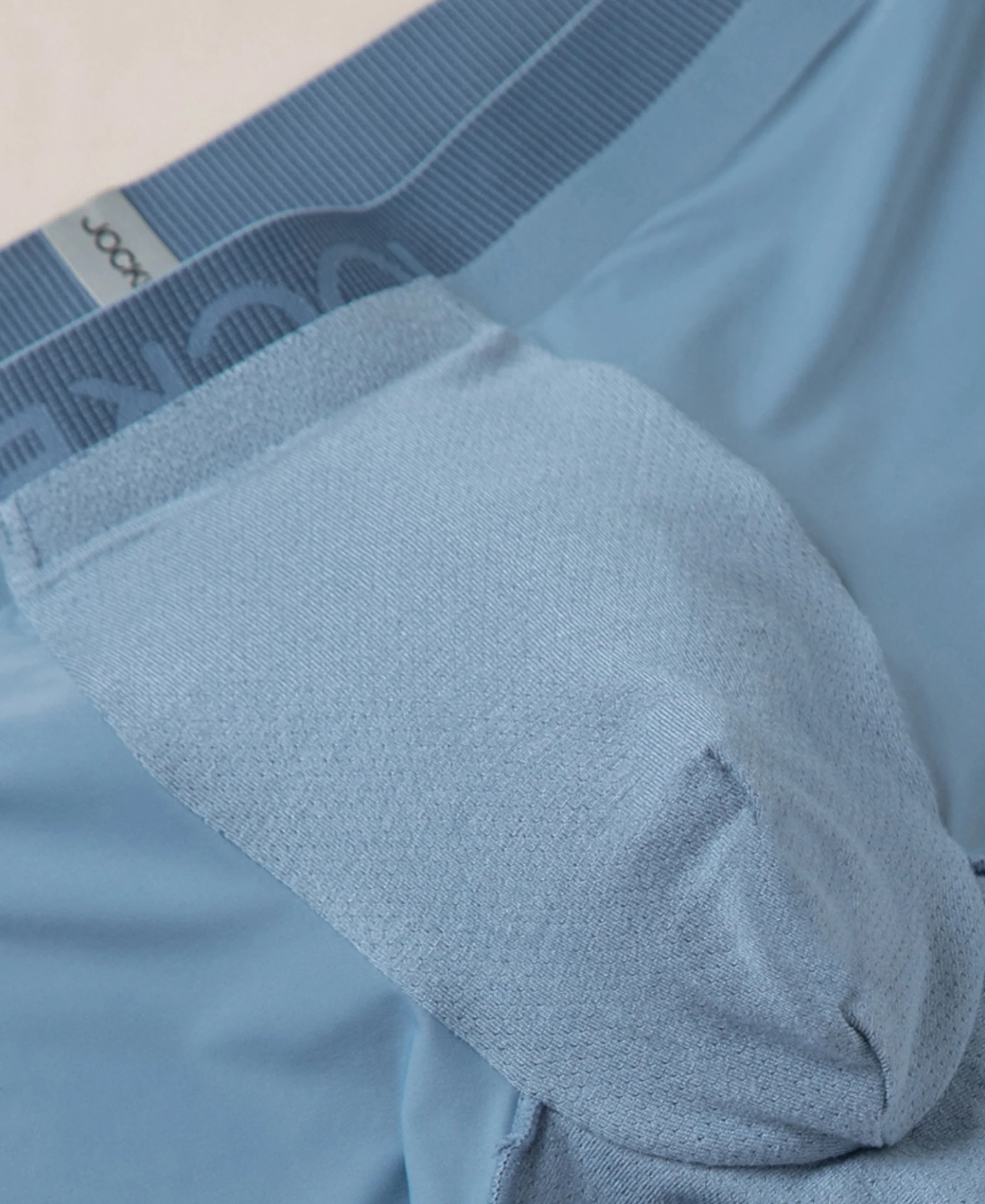 Tactouch Microfiber Elastane Stretch Seamfree Bonded Tech Solid Trunk with Internal Breathable Mesh - Blue Shadow - Image 8