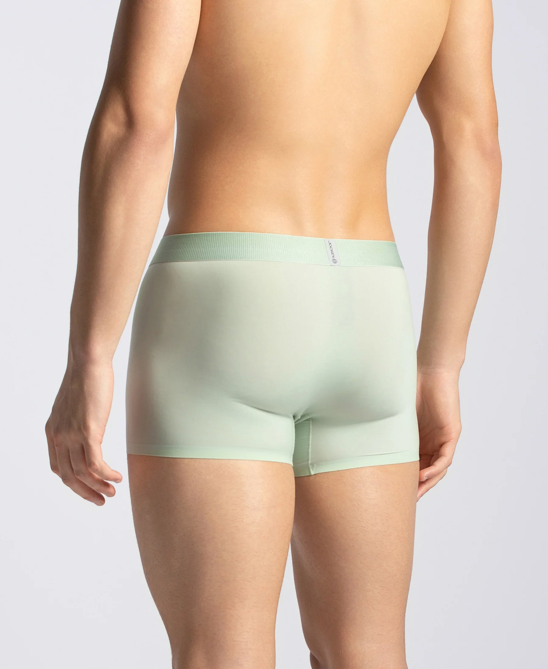 Tactouch Microfiber Elastane Stretch Seamfree Bonded Tech Solid Trunk with Internal Breathable Mesh - Pistachio - Image 3