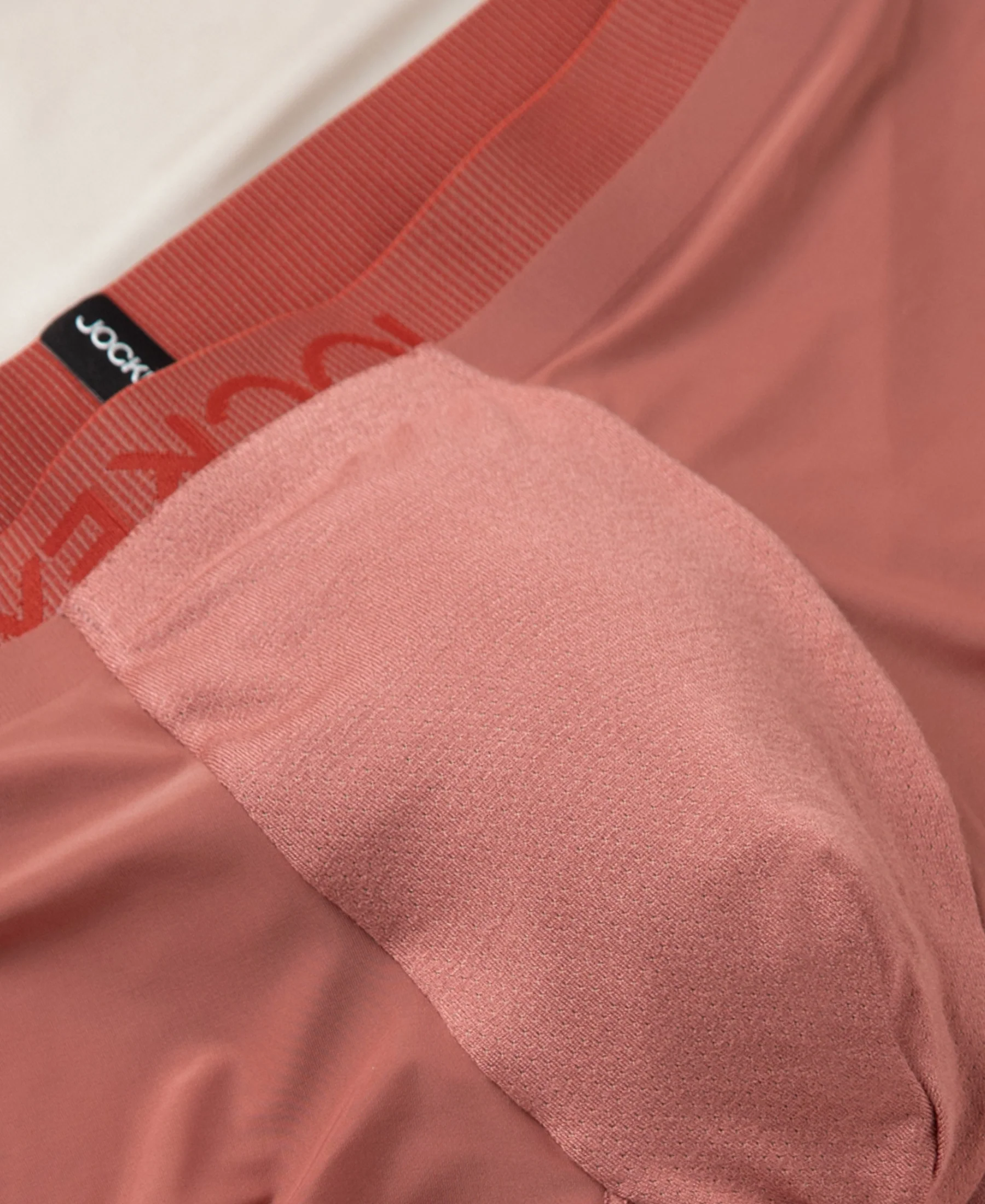 Tactouch Microfiber Elastane Stretch Seamfree Bonded Tech Solid Trunk with Internal Breathable Mesh - Terracotta - Image 8