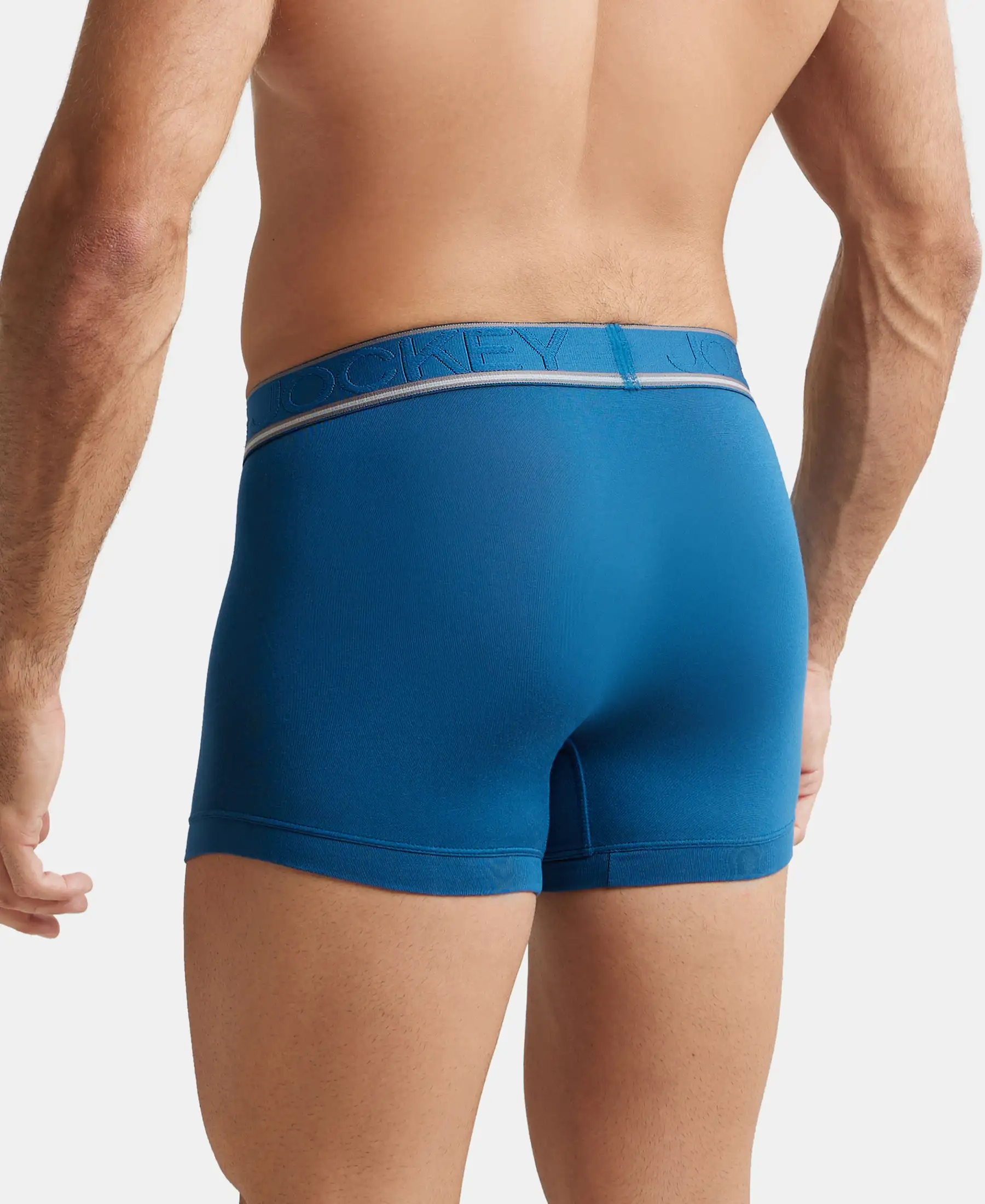 Tencel Micro Modal Elastane Stretch Solid Trunk with Natural StayFresh Properties - Poseidon - Image 3