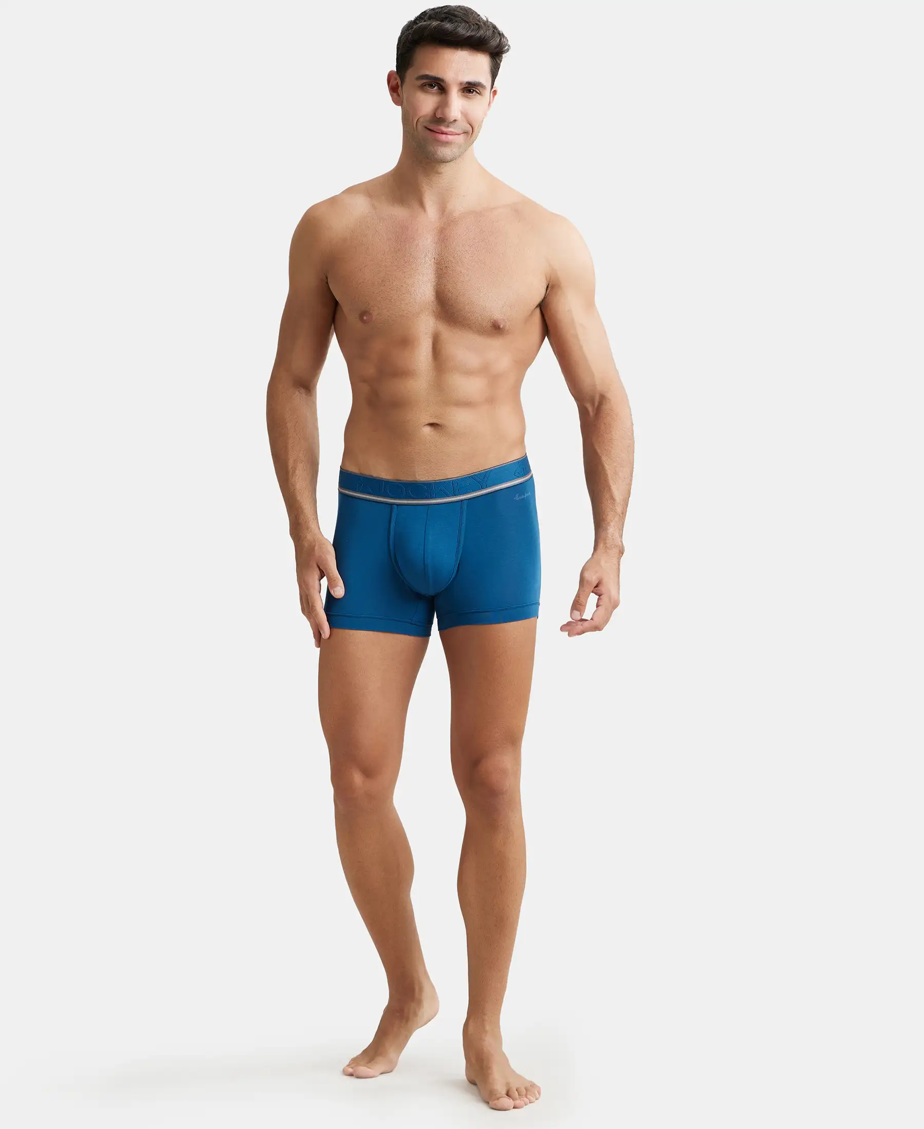 Tencel Micro Modal Elastane Stretch Solid Trunk with Natural StayFresh Properties - Poseidon - Image 4