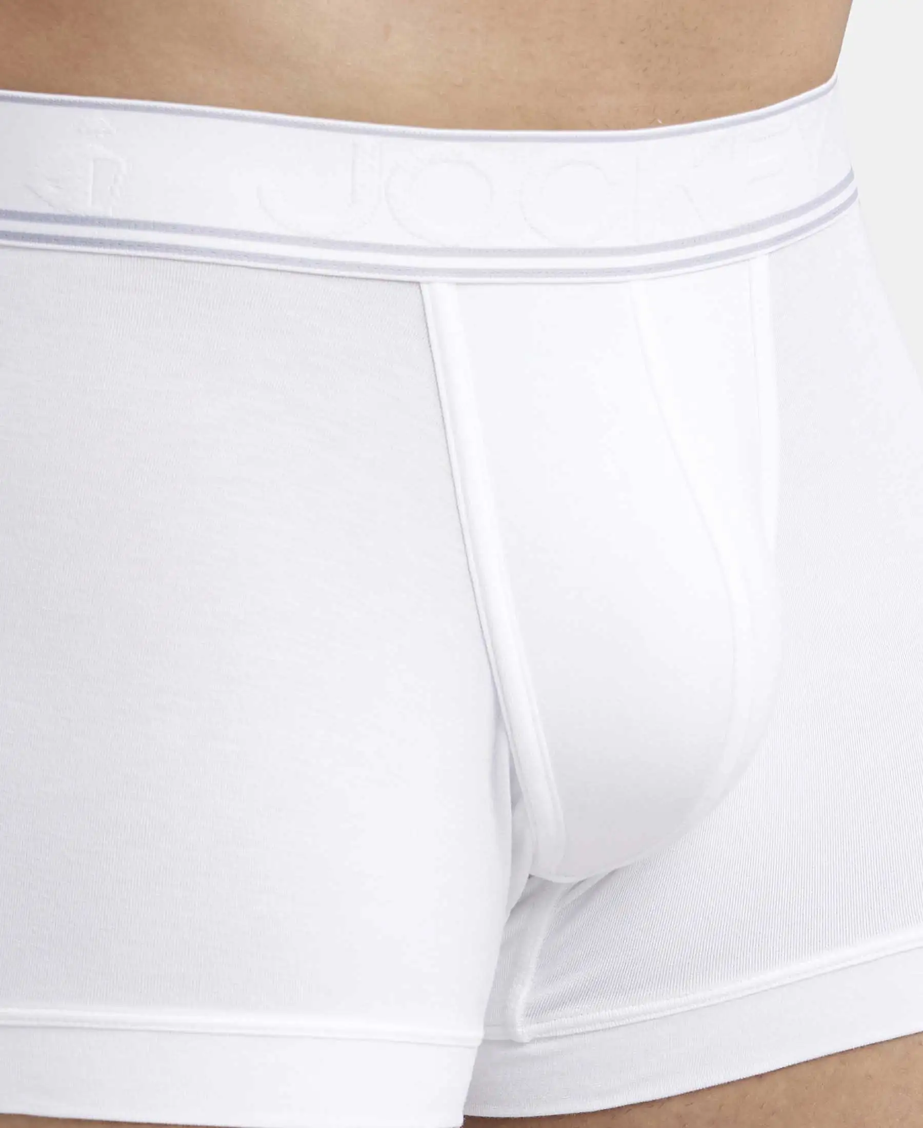 Tencel Micro Modal Elastane Stretch Solid Trunk with Natural StayFresh Properties - White - Image 6