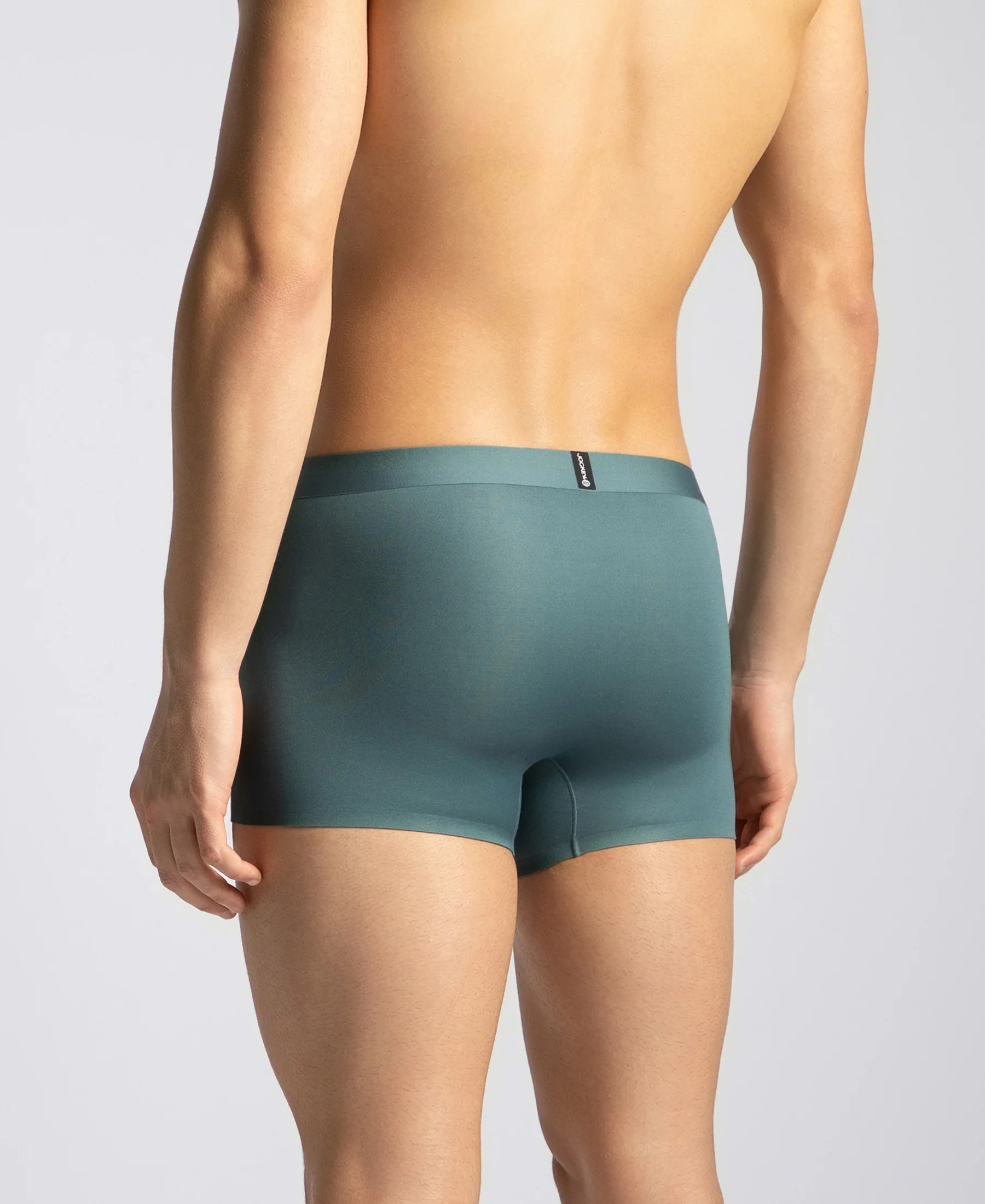 Texcelight Microfiber Elastane Stretch Seamfree Bonded Tech Solid Trunk with Internal Breathable Mesh - Forest Green - Image 3