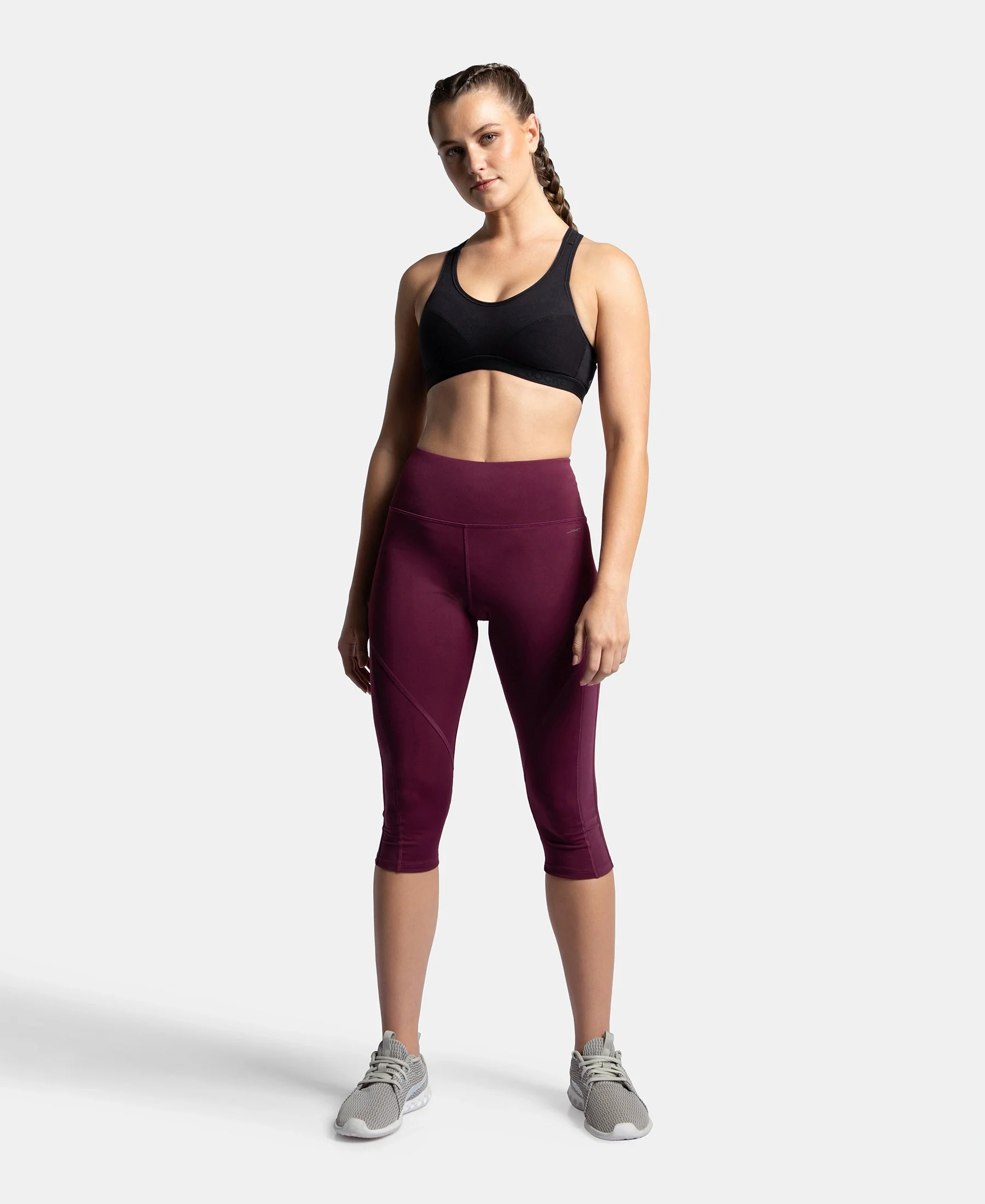 Wirefree Padded Super Combed Cotton Elastane Stretch Full Coverage Racerback Active Bra with StayFresh and Moisture Move Treatment - Black - Image 4